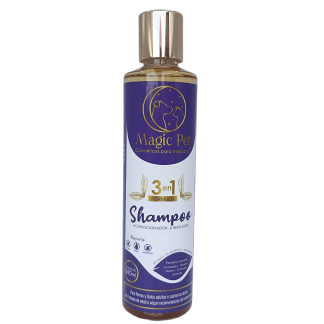 Shampoo todo en uno con repelentes de pulgas y garrapatas